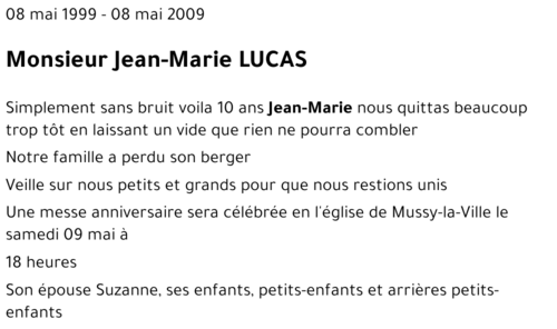 Jean-Marie LUCAS