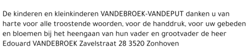  VANDEBROEK