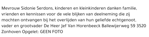  Van Horenbeeck