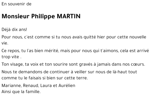 Philippe MARTIN