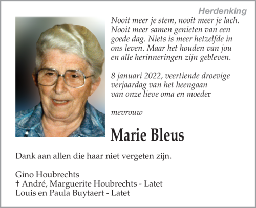 Marie Bleus