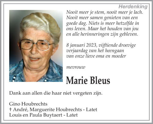 Marie Bleus