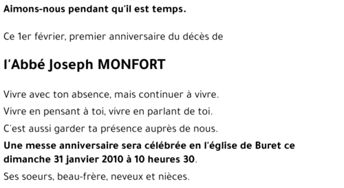 Joseph MONFORT