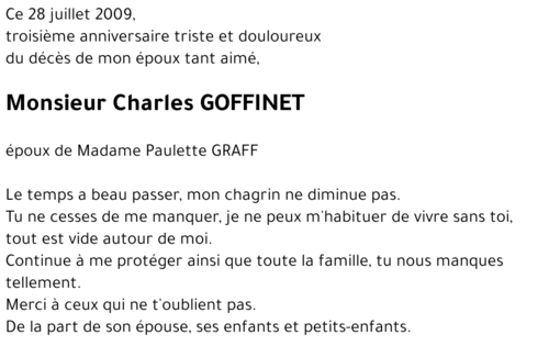 Charles GOFFINET