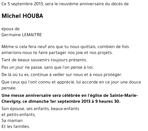 Michel HOUBA