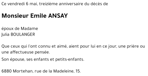 Emile ANSAY