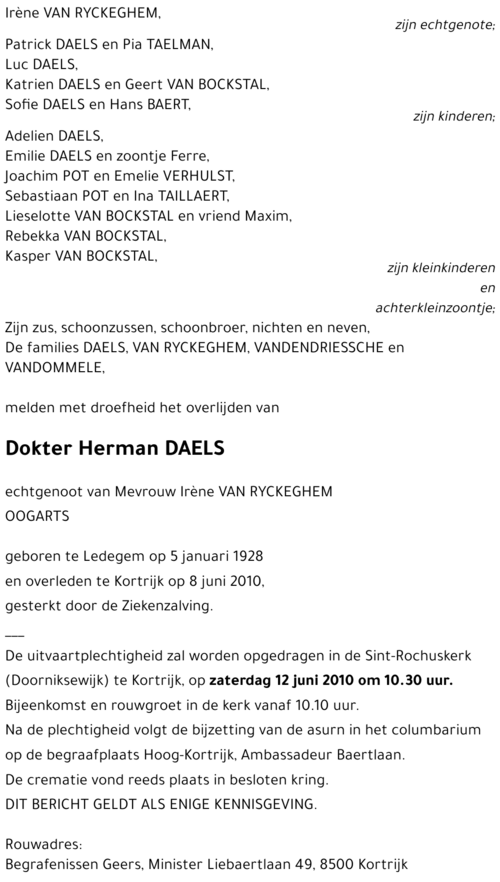 Herman DAELS