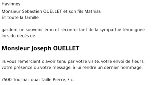 Joseph OUELLET