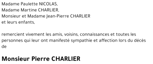 Pierre CHARLIER