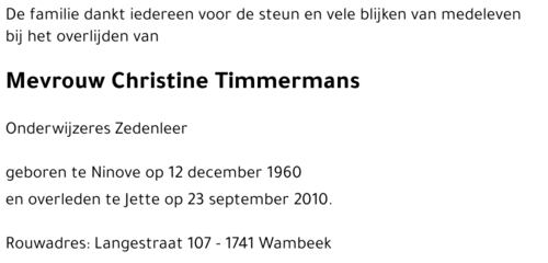 Christine Timmermans