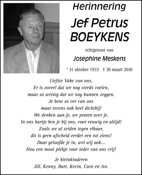 Jef Petrus Boeykens