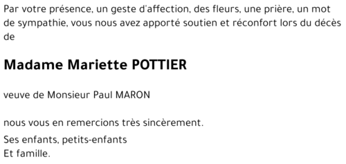 Mariette POTTIER