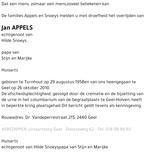 Jan Appels