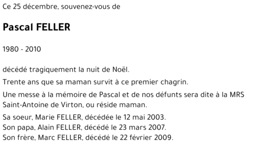 Pascal FELLER