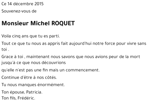 Michel ROQUET