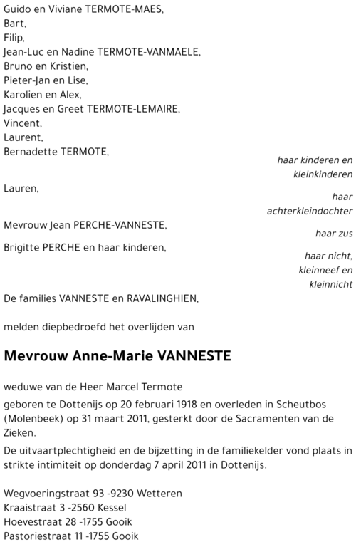 Anne-Marie VANNESTE