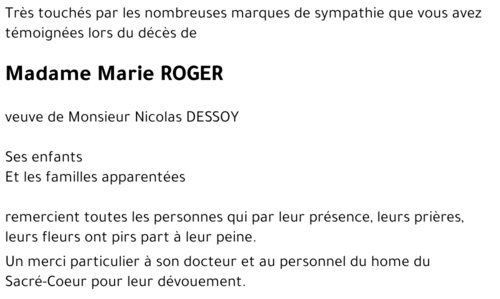 Marie ROGER