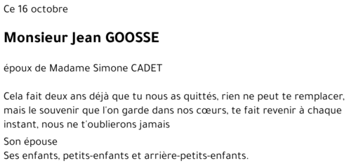 Jean GOOSSE