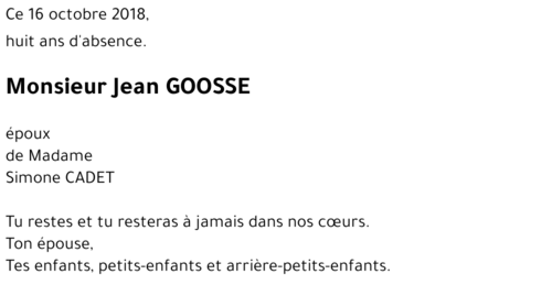 Jean GOOSSE