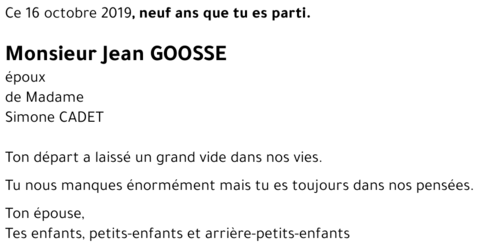 Jean GOOSSE