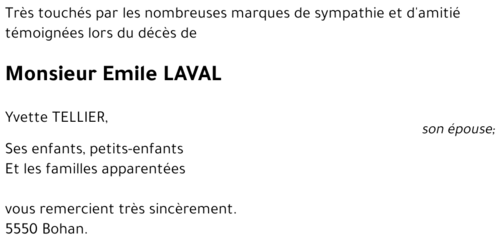 Emile LAVAL