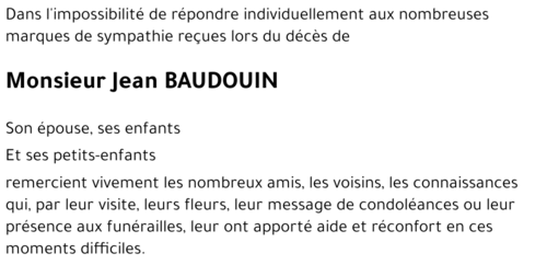 Jean BAUDOUIN