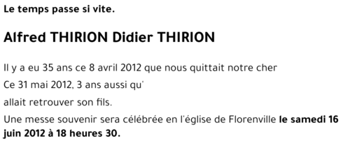 Alfred THIRION Didier THIRION