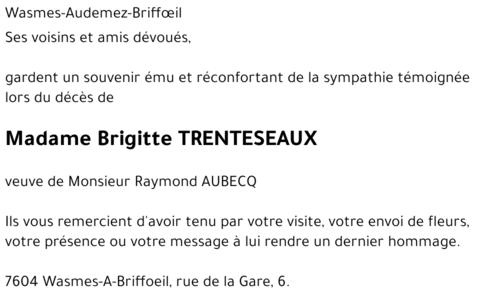 Brigitte TRENTESEAUX