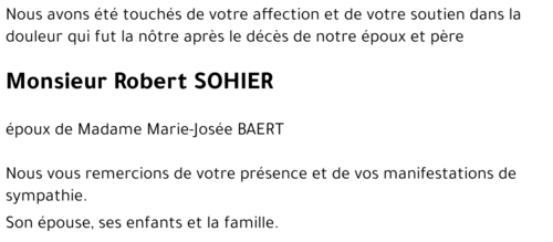 Robert SOHIER