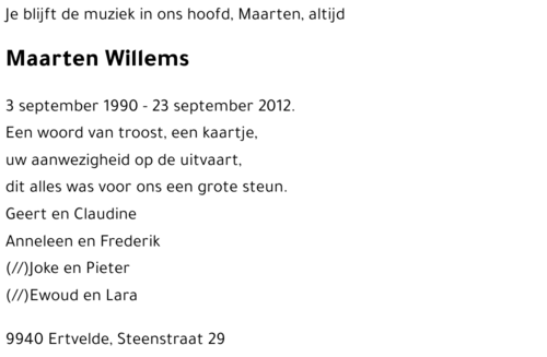 Maarten Willems