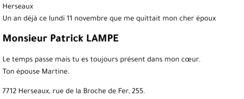 Patrick LAMPE