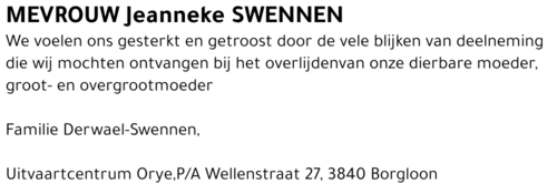 Jeanneke Swennen