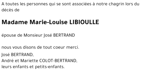 Marie-Louise LIBIOULLE