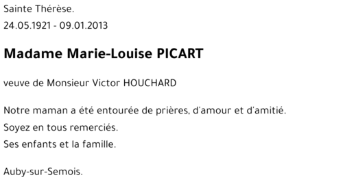 Marie-Louise PICART