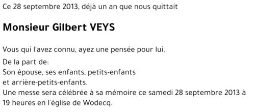 Gilbert VEYS