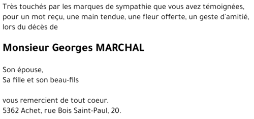 Georges MARCHAL