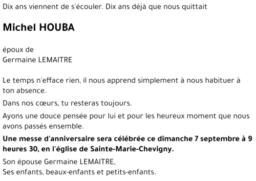 Michel HOUBA