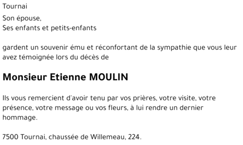 Etienne MOULIN