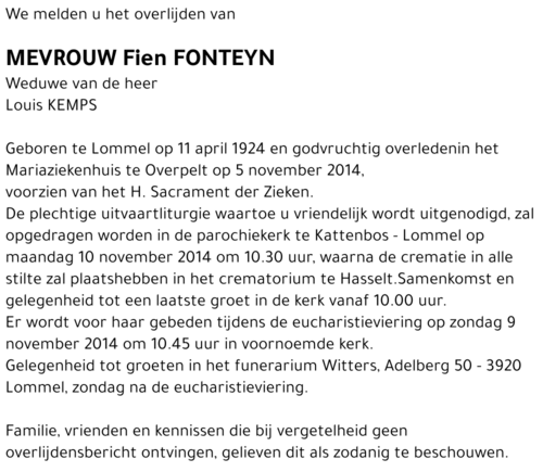 Fien Fonteyn