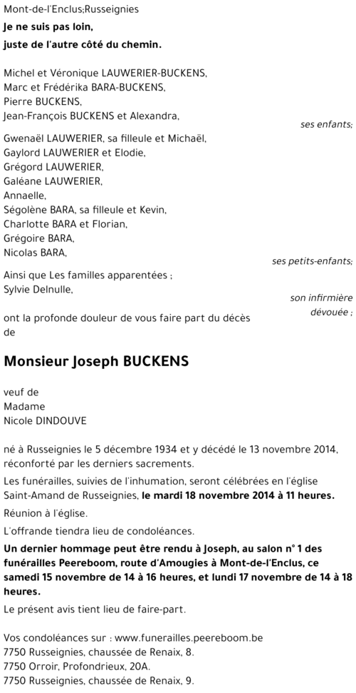 Joseph BUCKENS