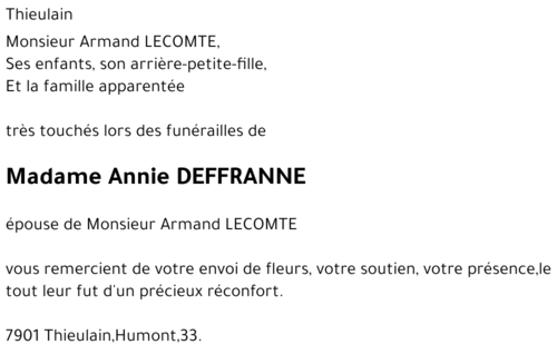 Annie Deffranne