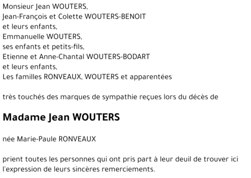 Jean WOUTERS