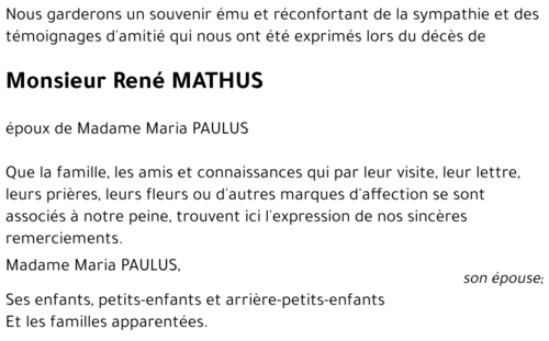 René MATHUS