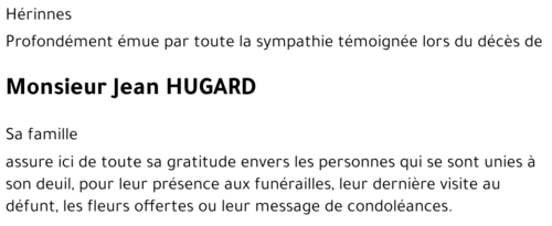 Jean HUGARD