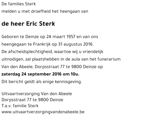 Eric Sterk