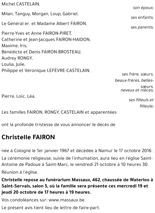 Christelle FAIRON