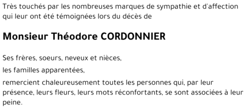 Théodore CORDONNIER