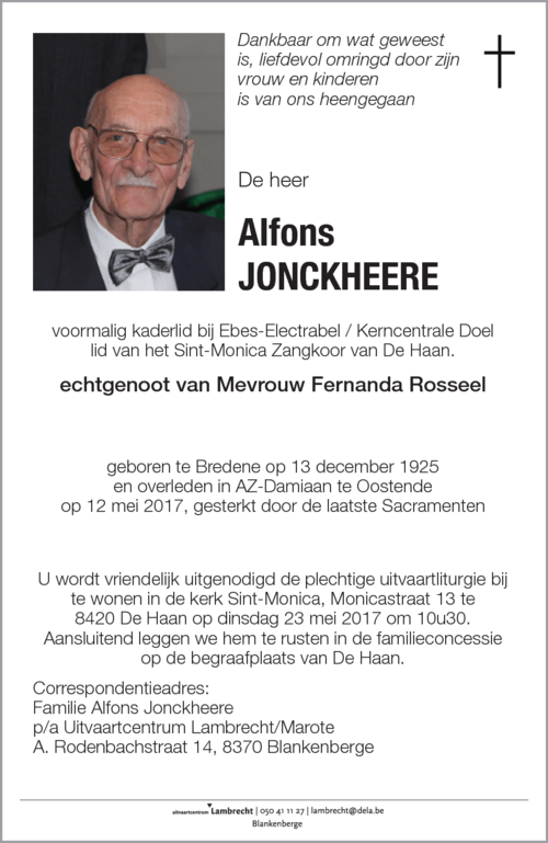 Alfons Jonckheere