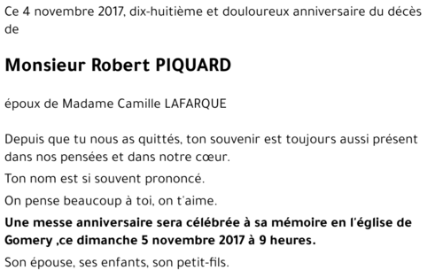 Robert PIQUARD 