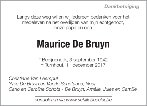 Maurice De Bruyn